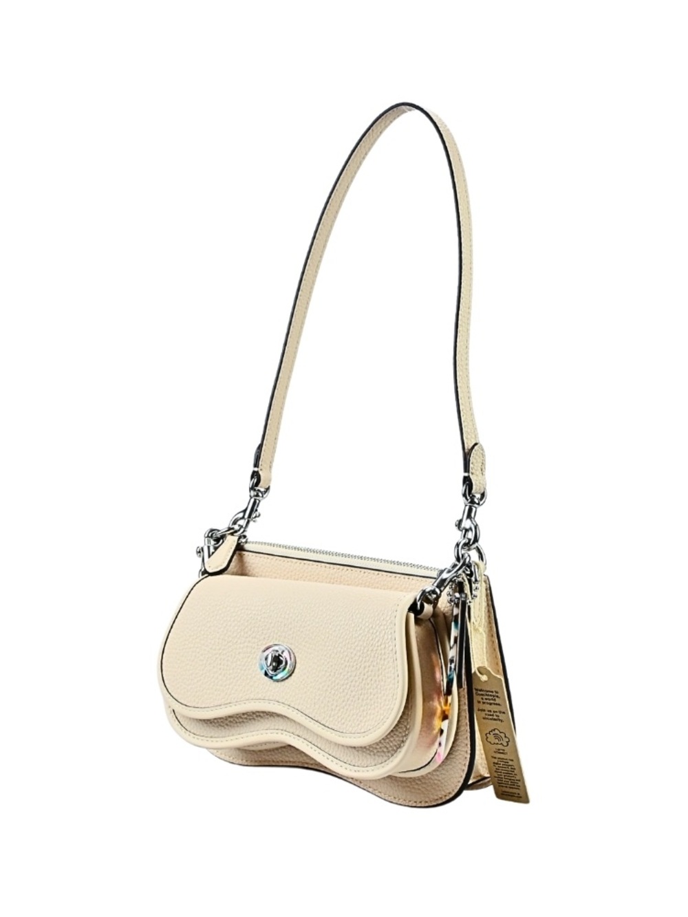Coach Coachtopia Wavy Dinky Double Pouch Shoulder Bag